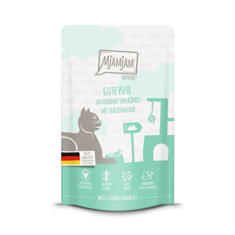MJAMJAM Quetschies Pute/Kürbis 125 g Sale